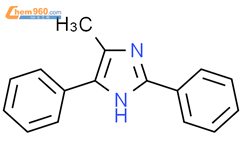 4-甲基-2,5-二苯基咪唑结构式图片|2654-31-1结构式图片