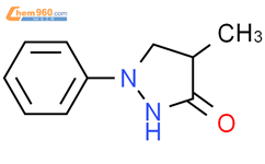 1-苯基-4-甲基-3-吡唑烷酮结构式图片|2654-57-1结构式图片