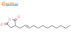 2-十二烯-1-基丁二酸酐结构式图片|26544-38-7结构式图片