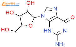 L-鸟嘌呤核苷结构式图片|26578-09-6结构式图片