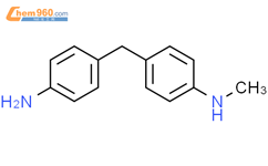 N-甲基-4,4'-甲撑二苯胺结构式图片|26628-67-1结构式图片