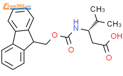 (3S)-3-[[芴甲氧羰基]氨基]-4-甲基戊酸结构式图片|266318-79-0结构式图片