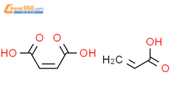 丙烯酸马来酸共聚物结构式图片|26677-99-6结构式图片