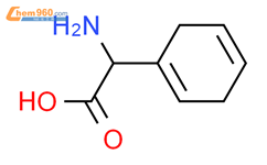 D-(-)-二氢苯基甘氨酸结构式图片|26774-88-9结构式图片