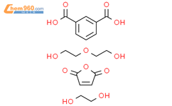 1,3-苯二甲酸与1,2-乙二醇、2,5-呋喃二酮和2,2'-氧化双[乙醇]的聚合物结构式图片|26795-76-6结构式图片