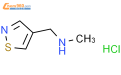 异噻唑-4-基甲基-甲胺 盐酸盐结构式图片|2682114-42-5结构式图片