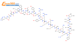 L-Leucine, L-alanyl-L-valyl-L-lysyl-L-lysyl-L-tyrosyl-结构式图片|268229-42-1结构式图片