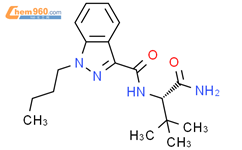 N-​[(1S)-​1-​(氨基羰基)-​2.​2-​二甲基丙基]​-​1-​丁基-1H-​吲唑-​3-​甲酰胺结构式图片|2682867-55-4结构式图片
