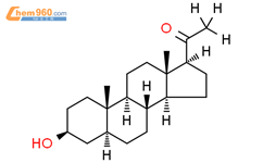5α-孕-3β-醇-20-酮-17α，21,21,21-d4结构式图片|2687960-66-1结构式图片