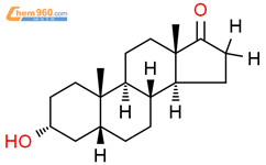 5β-雄激素-3α-醇-17-酮16，16-d2结构式图片|2687960-82-1结构式图片