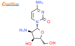 2'-氨基-2'-脱氧胞苷结构式图片|26889-42-9结构式图片