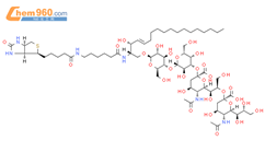 N-六酰基生物素二唾液神经节苷脂GD3结构式图片|2692623-21-3结构式图片