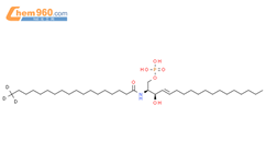 C18神经酰胺-1-磷酸盐-d3（d18:1/18:0-d3）结构式图片|2692624-25-0结构式图片