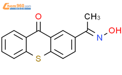 2-[1-(羟基亚氨基)乙基]-9H-噻吨-9-酮结构式图片|27012-02-8结构式图片