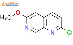 2-氯-6-甲氧基-1,7-萘啶结构式图片|27017-57-8结构式图片