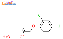 2,4-二氯苯氧乙酸钠结构式图片|2702-72-9结构式图片