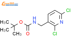 ((2,6-二氯吡啶-3-基)甲基)氨基甲酸叔丁酯结构式图片|2703752-40-1结构式图片