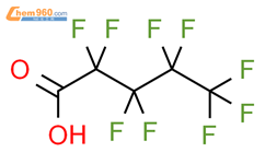 全氟戊酸结构式图片|2706-90-3结构式图片