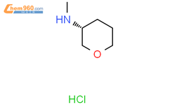 (R)-Methyl-(tetrahydro-pyran-3-yl)-amine hydrochloride结构式图片|2708341-16-4结构式图片