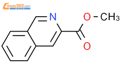 异喹啉-3-羧酸甲酯结构式图片|27104-73-0结构式图片