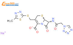 头孢唑啉钠结构式图片|27164-46-1结构式图片