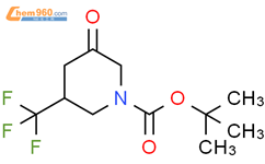 3-氧代-5-三氟甲基-哌啶-1-羧酸叔丁酯结构式图片|2716848-78-9结构式图片