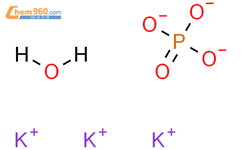 磷酸钾单水合物结构式图片|27176-10-9结构式图片