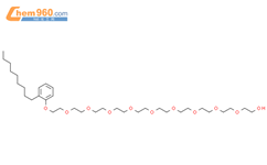 壬苯醇醚10结构式图片|27177-08-8结构式图片