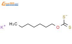 Carbonodithioic acid,O-heptyl ester, potassium salt (1:1)结构式图片|2720-78-7结构式图片