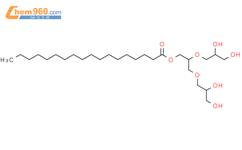 三聚甘油单硬脂酸酯结构式图片|27321-72-8结构式图片