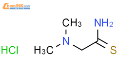 二甲胺基硫代乙酰胺盐酸盐结构式图片|27366-72-9结构式图片