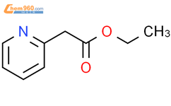 2-吡啶乙酸乙酯结构式图片|2739-98-2结构式图片