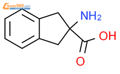 2-氨基-2-茚满羧酸结构式图片|27473-62-7结构式图片