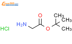 甘氨酸叔丁酯盐酸盐结构式图片|27532-96-3结构式图片