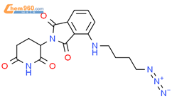 4-​[(4-​叠氮丁基)​氨基]​-​2-​(2,​6-​二氧代-​3-​ 哌啶)​-1H-​异吲哚-​1,​3(2H)​-​二酮结构式图片|2758431-96-6结构式图片