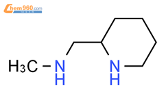 N-甲基-1-(哌啶-2-基)甲胺结构式图片|27643-19-2结构式图片