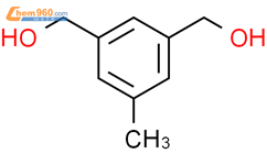 5-甲基间苯二甲醇结构式图片|27711-63-3结构式图片