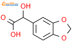 1,3-Benzodioxole-5-aceticacid, 伪-hydroxy-