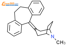 8-Azabicyclo[3.2.1]octane,3-(10,11-dihydro-5H-dibenzo[a,d]cyclohepten-5-ylidene)-8-methyl-结构式图片|27830-75-7结构式图片