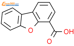二苯并呋喃-4-羧酸结构式图片|2786-05-2结构式图片