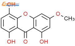 龙胆酮酚结构式图片|2798-25-6结构式图片