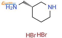 (3R) -3-哌啶甲烷胺 氢溴化物(1:2)结构式图片|2803374-22-1结构式图片