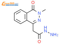 2-(3-methyl-4-oxo-3,4-dihydrophthalazin-1-yl)acetohydrazide结构式图片|28081-62-1结构式图片