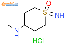 1-亚氨基-4-(甲胺基)四氢-2H-硫代吡喃 1-氧化物 盐酸盐结构式图片|2809469-26-7结构式图片