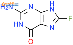 6H-Purin-6-one,2-amino-8-fluoro-1,9-dihydro-结构式图片|28128-36-1结构式图片