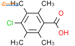4-chloro-2,3,5,6-tetramethylbenzoic acid结构式图片|28195-32-6结构式图片