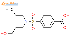 Benzoic acid, 4-[[(3-hydroxypropyl)propylamino]sulfonyl]-结构式图片|28242-03-7结构式图片