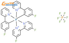 双[5-氟-2-(2-吡啶基-κN)苯基-κC](4,4'-二氟-2,2'-联吡啶-κN1,κN1')铱 六氟磷酸盐结构式图片|2828437-92-7结构式图片