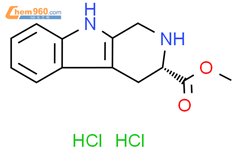 (S)-2,3,4,9-四氢-1H-吡啶并[3,4-b]吲哚-3-羧酸甲酯二盐酸盐结构式图片|2829282-30-4结构式图片