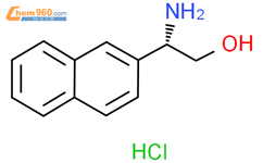 (S)-2-氨基-2-(萘-2-基)乙醇 盐酸盐结构式图片|2829292-71-7结构式图片
